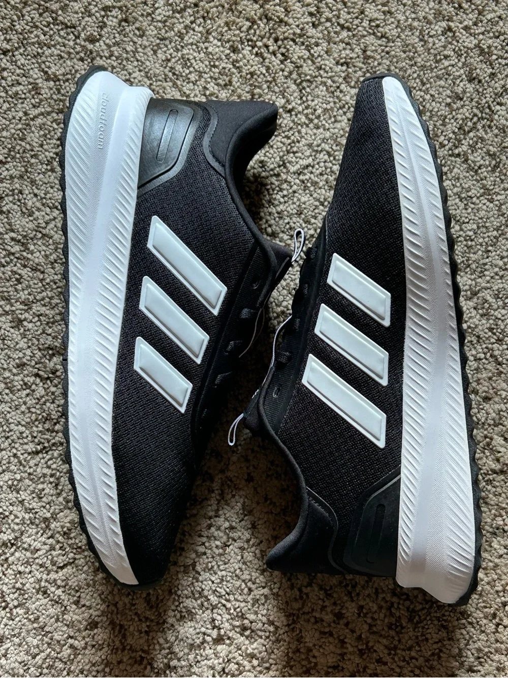 adidas X_PLR Path men's black & white running shoes size 11